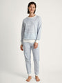 Cotton Stripes Pyjama 48591 Light Blue