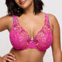Soutien-gorge plongeant rembourré Devdaha 0163442 Very Berry