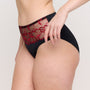 Culotte taille haute Springdale 0563471 Rose noire 