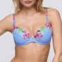 Odilly Push-Up BH 0102887 Santorini Blau
