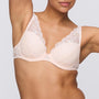 Cyrile Molded Plunge Bra 0102924 Crystal Pink 