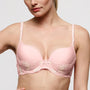 Solene Preformed Underwire Heart Shape Bra 0102996 Gardenia Rose