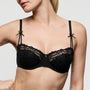 Noova Voorgevormde Balconette Bh Halve Mousse 0103005 Zwart
