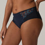 Culotte taille basse Deauville 0561816 Velours Bleu 