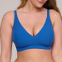 Aswan Triangle Bikini Top without Underwire 4012415 Delphinium Cheer Blue 