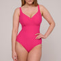 Aswan Plunge Swimsuit without Underwire 4012437 Dragon Fruit
