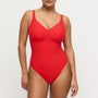 Aswan Plunge Swimsuit without Underwire 4012437 Fiesta Red 