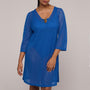 Aswan Kaftan 4012484 Delphinium Cheer Blue