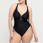 Uvita Plunge Badeanzug 4013539 Schwarz