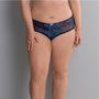 Slip Fleur Taille 1355 380 Bleu Marine