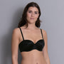 Padded Basic Strapless Underwire Bra 5640 Black
