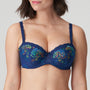 Palace Garden Preformed Balconette Bra 0263212 Sapphire Blue