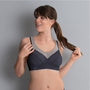 Soutien-gorge de sport en laine PanAlp 5555 472 Anthracite/Mélange