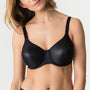 Soutien-gorge à armatures en satin 0161330 Noir
