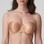 Satin Strapless Bh 0161331 Cognac