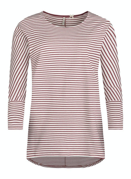 Stripes Pyjama Shirt 621199 Aubergine